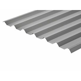 Cladco 34/1000 Box Profile 0.5mm Metal Roof Sheet - Light Grey (Polyester Paint Coated)