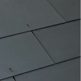 Cedral Thrutone Blue/Black Smooth Fibre Cement Roof Slate Tile - 600mm x 300mm (Pack of 15)