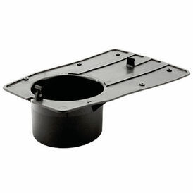 TapcoSlate Roof Cowl Vent Adaptor - 280mm x 170mm x 74mm (Black)