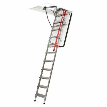 Fakro LMK Komfort Metal Folding Loft Ladder & Hatch - 280cm