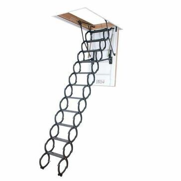 Fakro LST Metal Scissor Loft Ladder & Hatch - 280cm