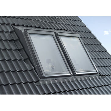 VELUX EAW PK08 6021E Low Pitch Tile Flashing For Twin Window - 94cm x 140cm