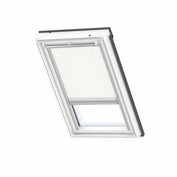 VELUX FMC 1045S Electric Pleated Blackout Energy Blind - White