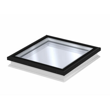 VELUX INTEGRA Electric Flat Glass Double Glazed Rooflight - 60cm x 60cm (Includes Base Unit & Top Cover)