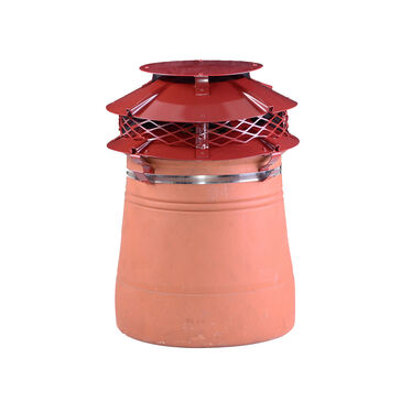 Brewer Ultimate Flue Outlet Round Multifuel Chimney Cowl (Fits Pots 6" - 10")