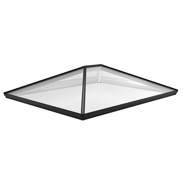 Korniche Aluminium Roof Window Lantern - 1.5m x 1m (No Rafters Included)