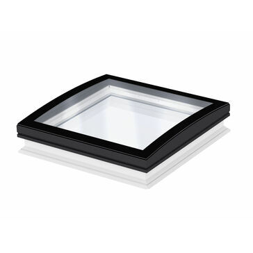 VELUX INTEGRA Electric Curved Glass Triple Glazed Rooflight - 80cm x 80cm (Includes Base Unit & Top Cover)