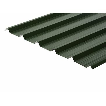 Cladco 32/1000 Box Profile 0.5mm Metal Roof Sheet - Juniper Green (PVC Plastisol Coated)