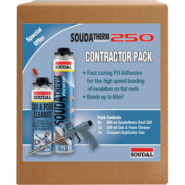 Soudal Soudatherm Roof 250 PU Foam Insulation Adhesive - Contractor Pack (128609)