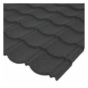 Corotile Lightweight Metal Roofing Sheet (Charcoal Grey) - 1140mm x 860mm