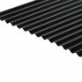 Cladco 13/3 Corrugated Profile 0.7mm Metal Roof Sheet - Black (PVC Plastisol Coated) additional 1