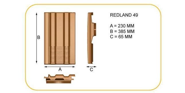 Redland Grovebury Rapid Roof Vent Tile